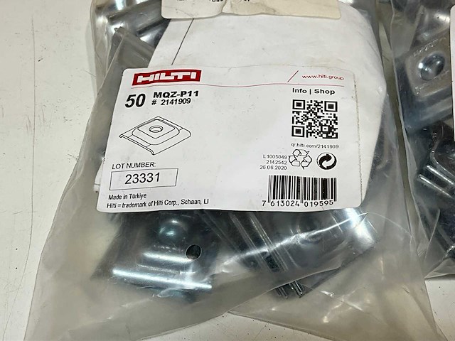Hilti mqz p11 gatenplaat (90x) - afbeelding 2 van  3