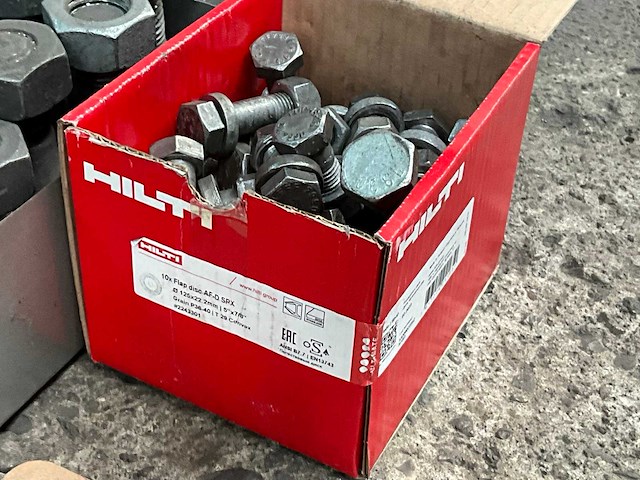 Hilti partij diversen bouten en moeren - afbeelding 3 van  8
