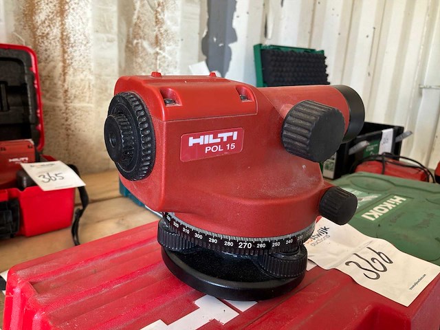 Hilti pol 15 optisch waterpastoestel - afbeelding 1 van  3