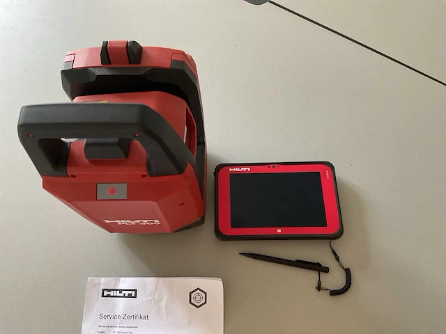 Hilti ptl 300 + plc 400 lay-outtablet total station - afbeelding 2 van  5