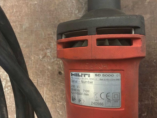 Hilti sd 5000 gipsplaatschroefmachine - afbeelding 5 van  6