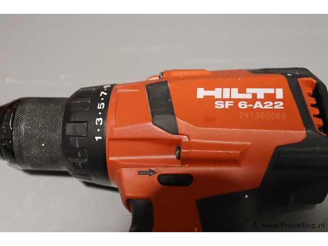 Hilti sf 6-a22 accu-boor- en schroefmachine, 21.6v - afbeelding 9 van  12