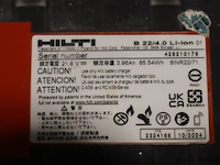 Hilti sf 6-a22 accu-boor- en schroefmachine, 21.6v - afbeelding 10 van  10