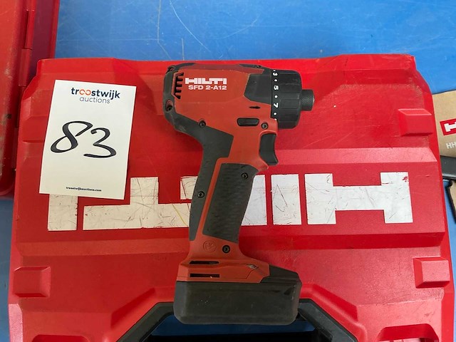 Hilti sfd 2-a12 accu schroefmachine body met accu - afbeelding 2 van  3