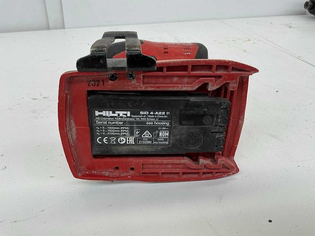 Hilti sid4-a22 slagschroefmachine - afbeelding 3 van  3