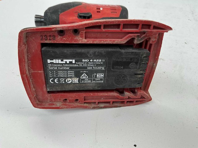 Hilti sid4-a22 slagschroefmachine - afbeelding 2 van  2