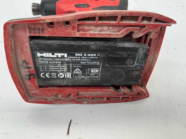Hilti sid4-a22 slagschroefmachine - afbeelding 3 van  3