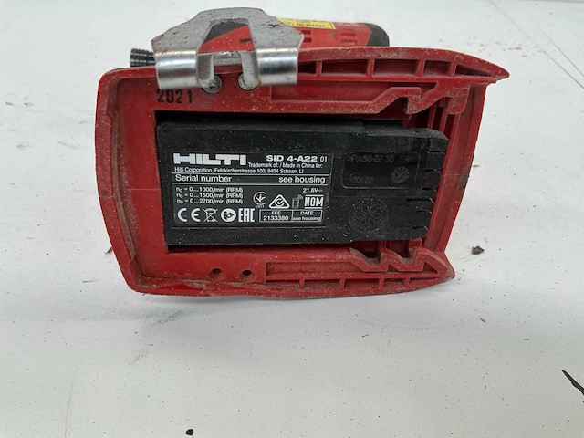 Hilti sid4-a22 slagschroefmachine - afbeelding 3 van  3