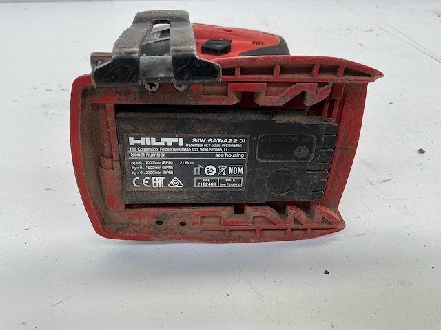 Hilti siw6at-a22 slagmoermachine - afbeelding 3 van  3