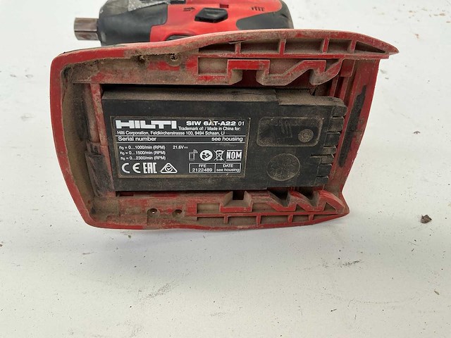 Hilti siw6at-a22 slagmoermachine - afbeelding 3 van  3