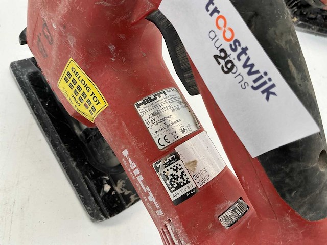 Hilti sjd6-a22 decoupeerzaag - afbeelding 3 van  4