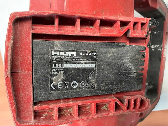 Hilti sl6-a22 bouwlamp led - afbeelding 4 van  4