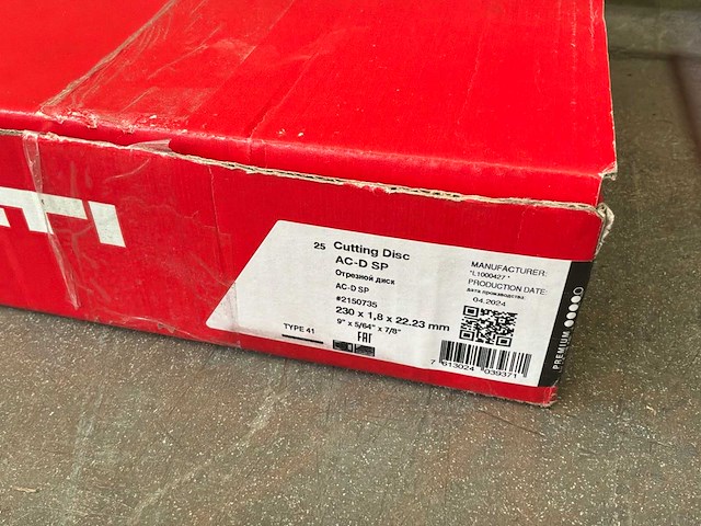 Hilti snijschijven (75x) - afbeelding 1 van  4