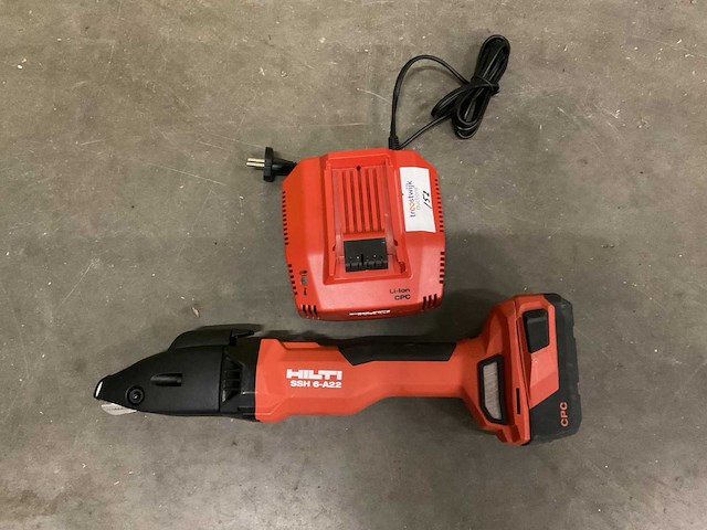 Hilti ssh 6-22 plaatschaar op accu - afbeelding 1 van  3