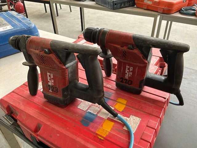 Hilti te 15 boormachine (2x) - afbeelding 1 van  9