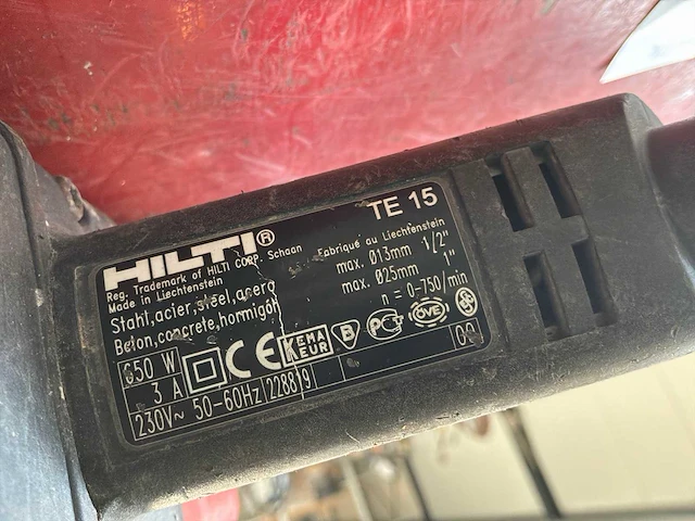 Hilti te 15 boormachine - afbeelding 5 van  5