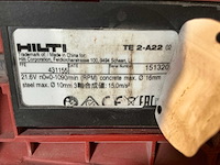 Hilti te 2-a22 boormachine - afbeelding 3 van  4