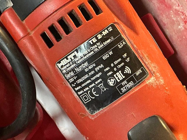 Hilti te 2-m boormachine - afbeelding 3 van  4