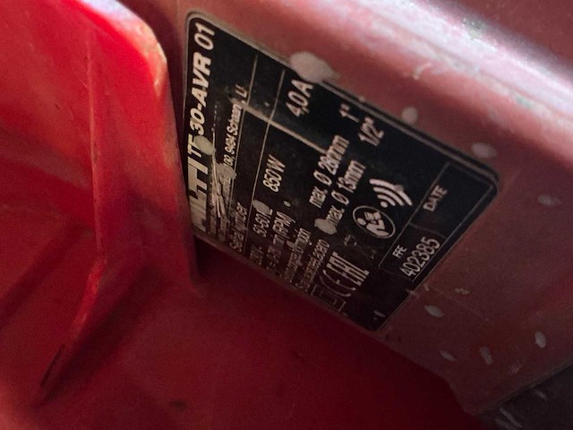 Hilti te-30 boormachine - afbeelding 3 van  4