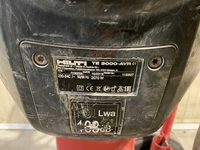 Hilti te 3000-avr breekhamer - afbeelding 5 van  5