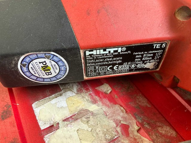 Hilti te 5 boorhamer - afbeelding 3 van  3