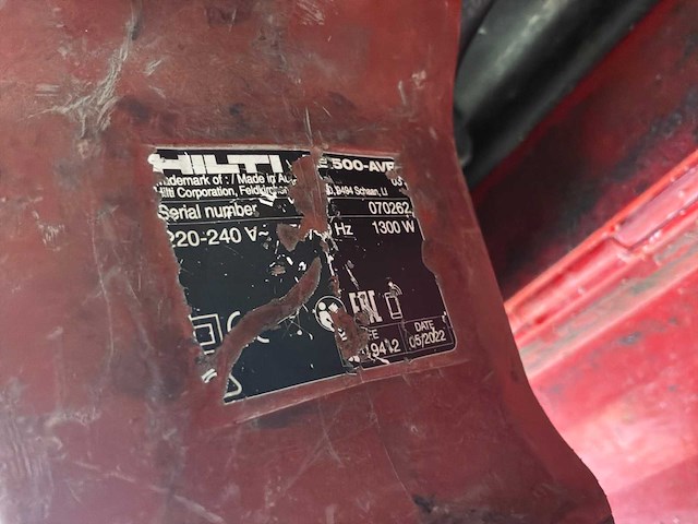Hilti te-500-avr breekhamer - afbeelding 5 van  6