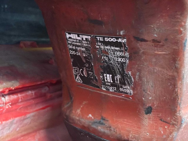 Hilti te-500 breekhamer - afbeelding 5 van  5