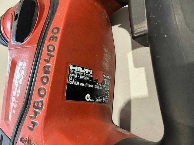 Hilti te 6-a36 boormachine - afbeelding 3 van  5