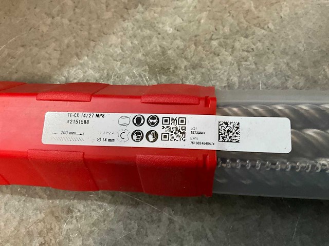 Hilti te-cx 14/27 boor (8x) - afbeelding 4 van  6