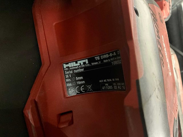 Hilti te drs-6-a boorstoffilter (6x) - afbeelding 3 van  3