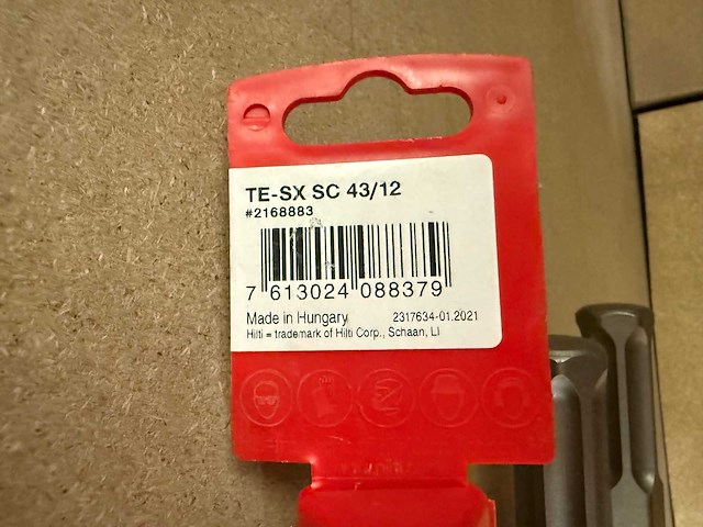 Hilti te-sx beitel (4x) - afbeelding 4 van  5