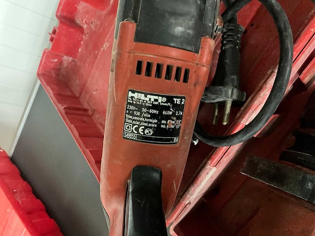 Hilti te2 &te5 boormachine (2x) - afbeelding 4 van  5