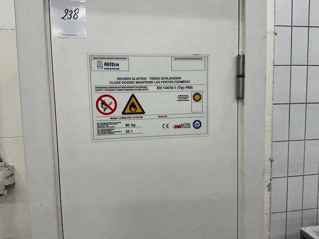 Hiltra f60 brandwerende kast - afbeelding 3 van  5