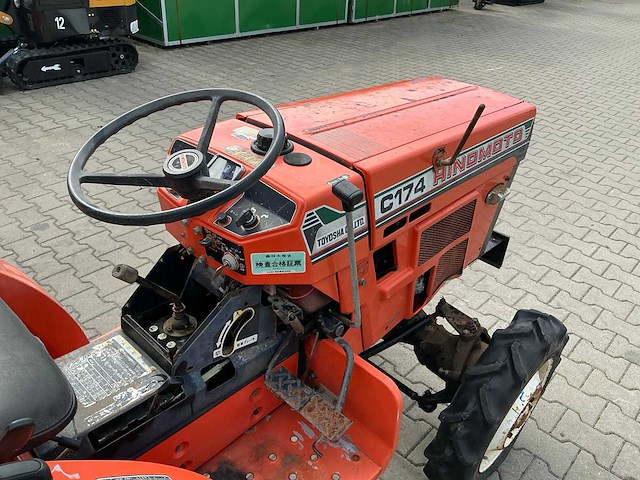 Hinomoto c174 minitractor - afbeelding 8 van  20