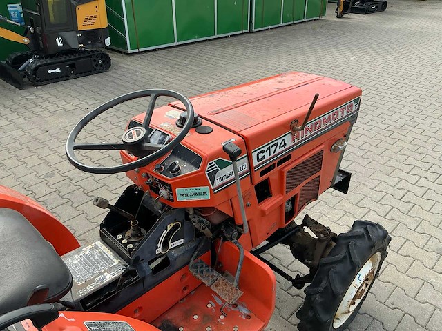 Hinomoto c174 minitractor - afbeelding 10 van  20