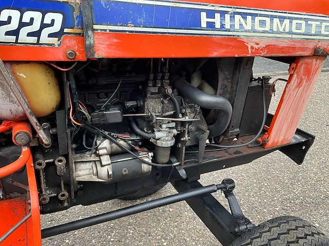 Hinomoto e222 minitractor - afbeelding 13 van  21