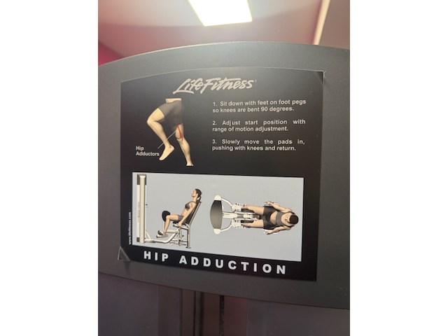 Hip adduction life fitness, fzhad-500169 - afbeelding 3 van  8