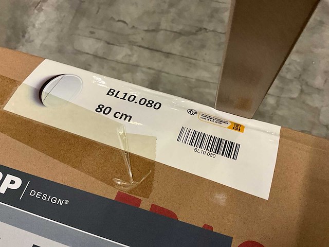 Hipp bl10.080 ronde spiegelkast 80cm - afbeelding 2 van  4