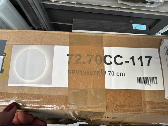 Hipp design spv 13507 kw spiegel rond met indirecte led - afbeelding 3 van  4