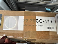 Hipp design spv 13507 kw spiegel rond met indirecte led - afbeelding 3 van  4