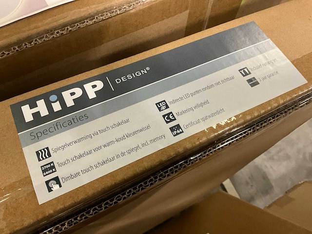 Hipp spv13010kw ronde spiegel 80cm - afbeelding 3 van  4