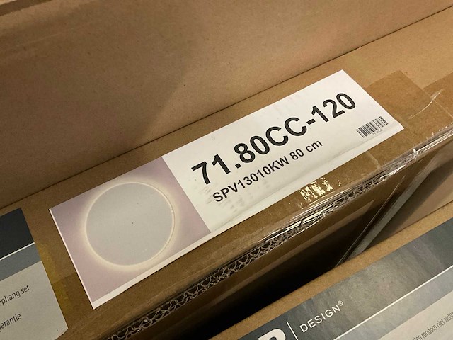 Hipp spv13010kw ronde spiegel 80cm - afbeelding 3 van  4