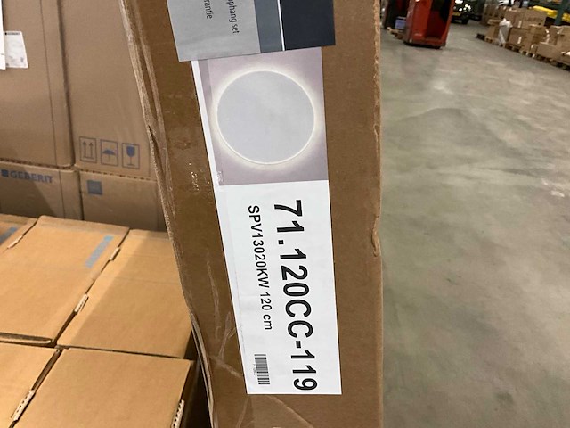 Hipp spv13020kw ronde spiegel 120cm - afbeelding 4 van  4