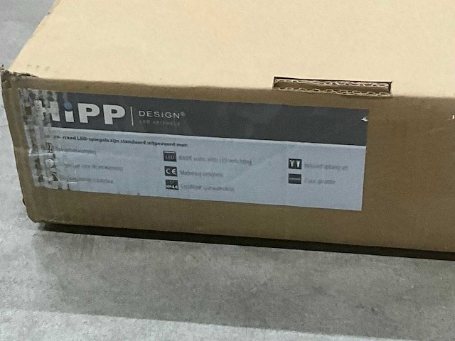 Hipp spv40 led spiegel met verwarming 100x65cm - afbeelding 4 van  5