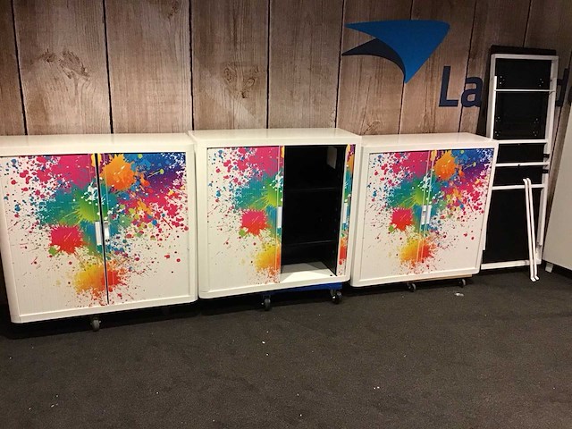 Hippe archiefkast (3x) - afbeelding 1 van  5