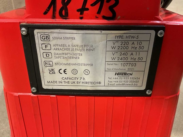 Hiretech htw-5 behangafstomer - afbeelding 3 van  4