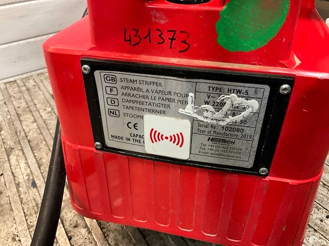 Hiretech steam stripper htw-5 behangafstomer - afbeelding 3 van  4