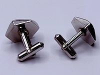 Hirokawa japanse manchetknopen + tie-pin - afbeelding 4 van  6