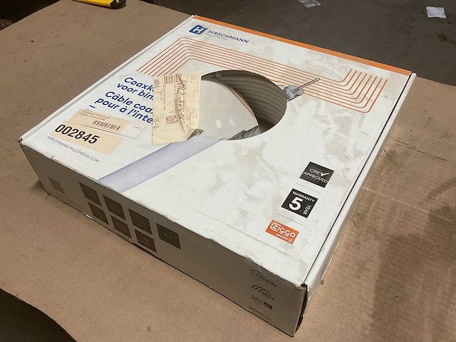 Hirschmann multimedia 75 ohm 6.8mm coaxkabel - afbeelding 1 van  3