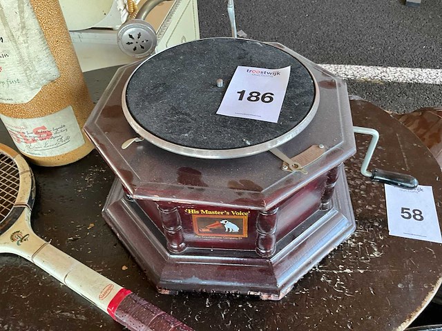 His masters voice grammofoon decorobject - afbeelding 3 van  6